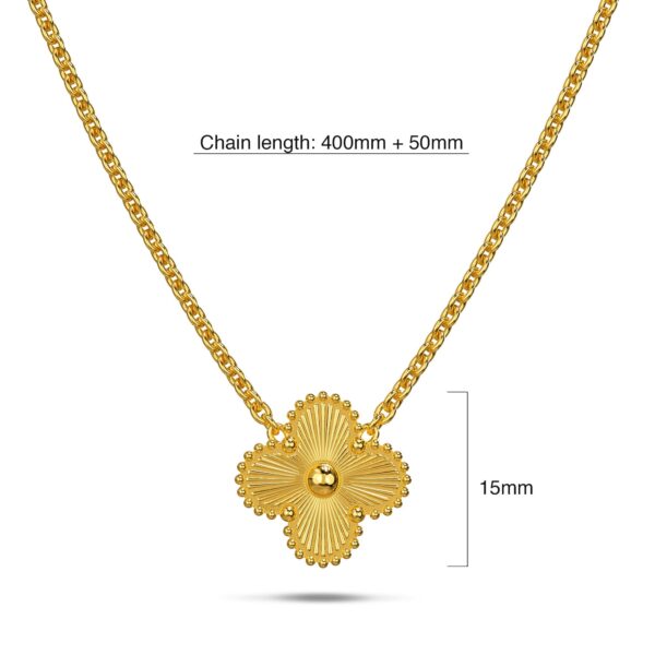 Golden Clover Necklace - Image 5