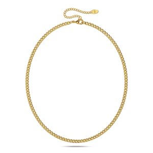 Estelle Chain Link Gold Plated Necklace