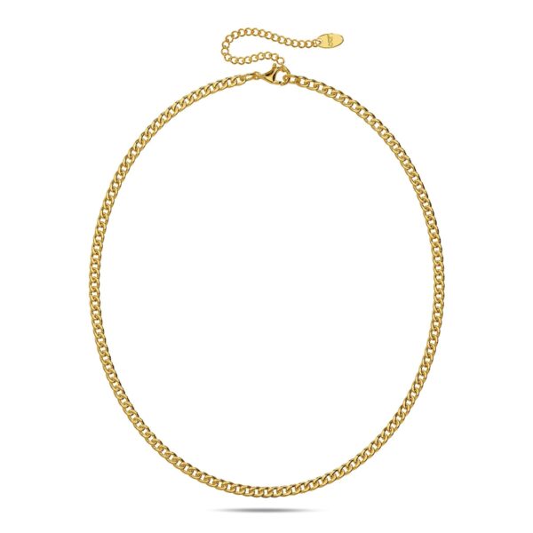 Estelle Chain Link Gold Plated Necklace