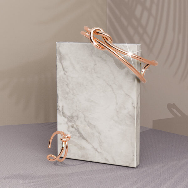 Forever Knot Rose Gold Ring