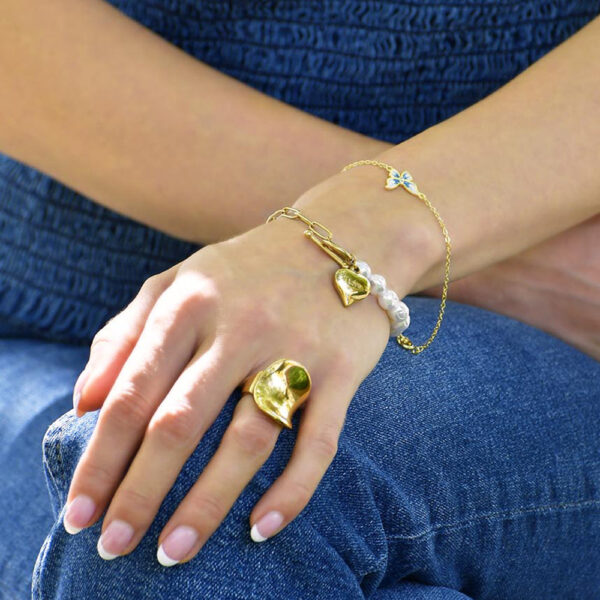 Folded Ring in Gold