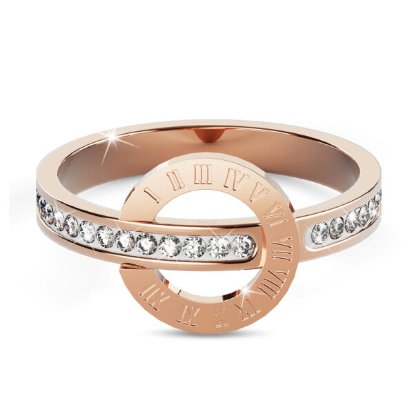 Morgan Circular Roman Numeral Dial Ring