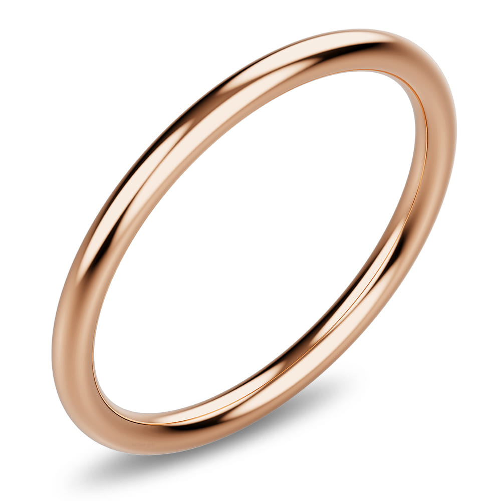 Rheda Classic Tubular Ring in Rose Gold