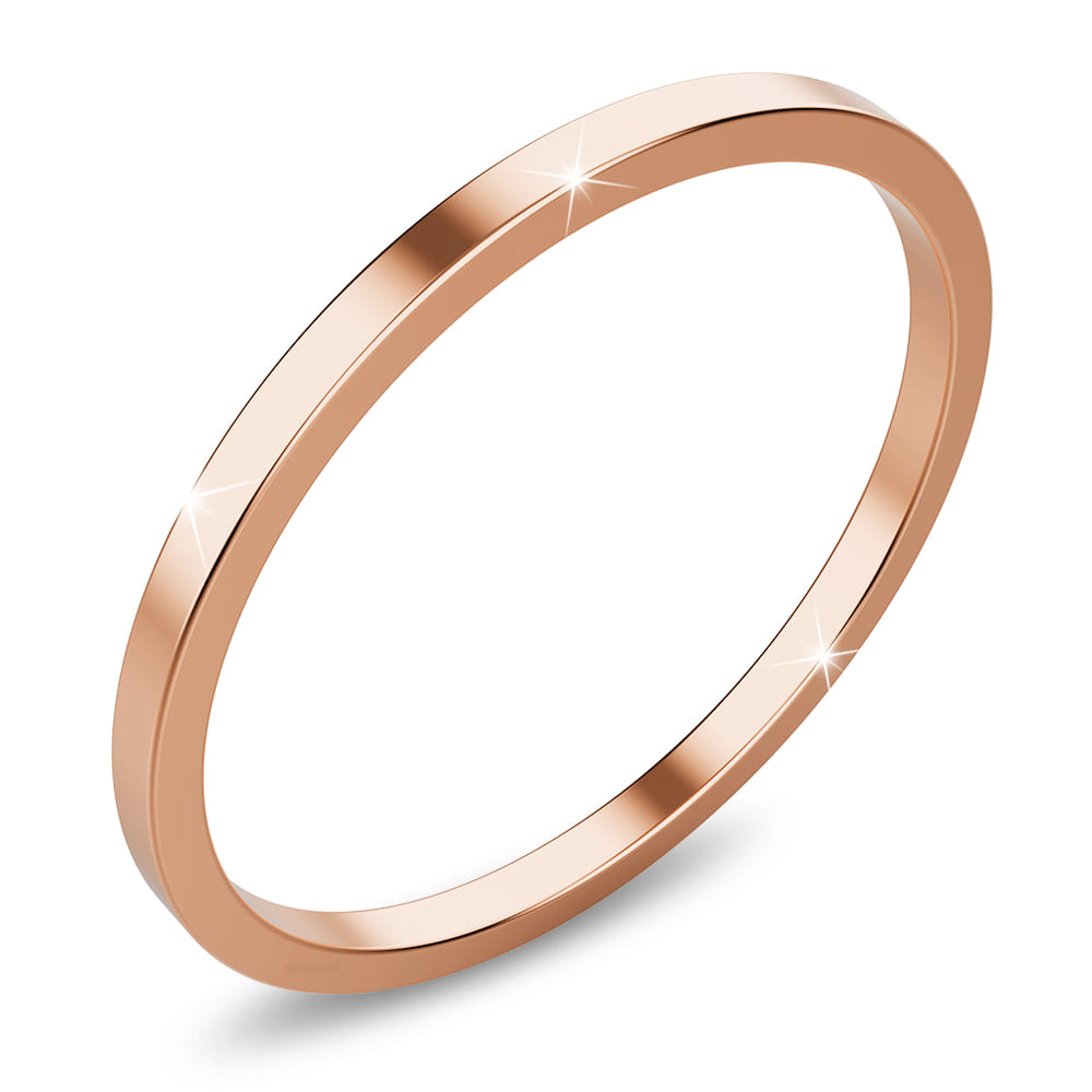 Rose Gold Simplicity Slim Ring