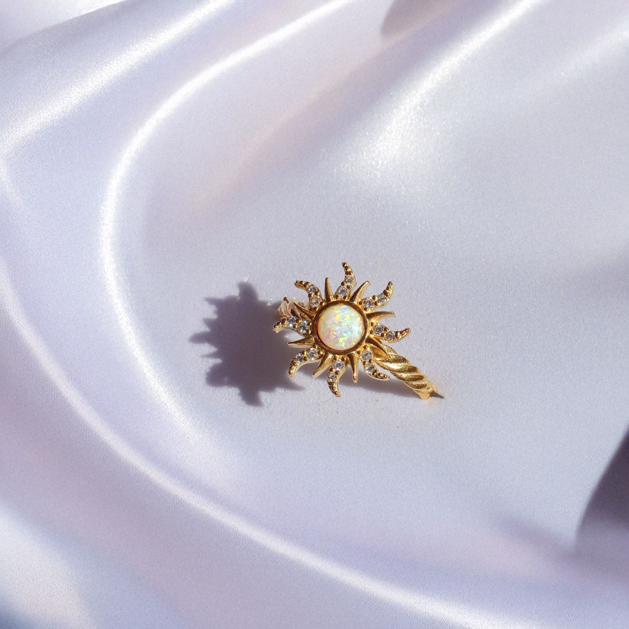 Celestial Opal Sun Ring - Image 4