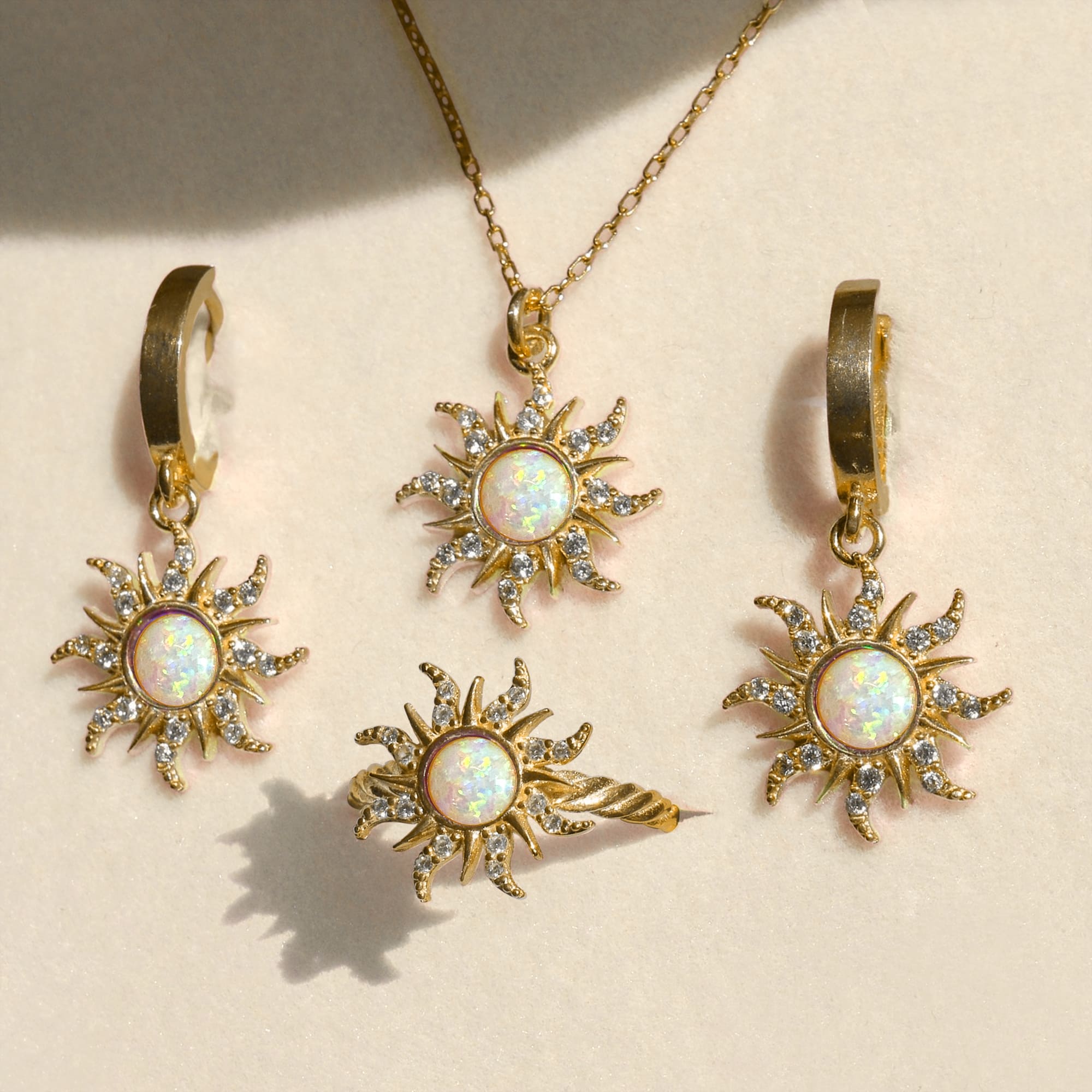 Celestial Opal Sun Ring - Image 6