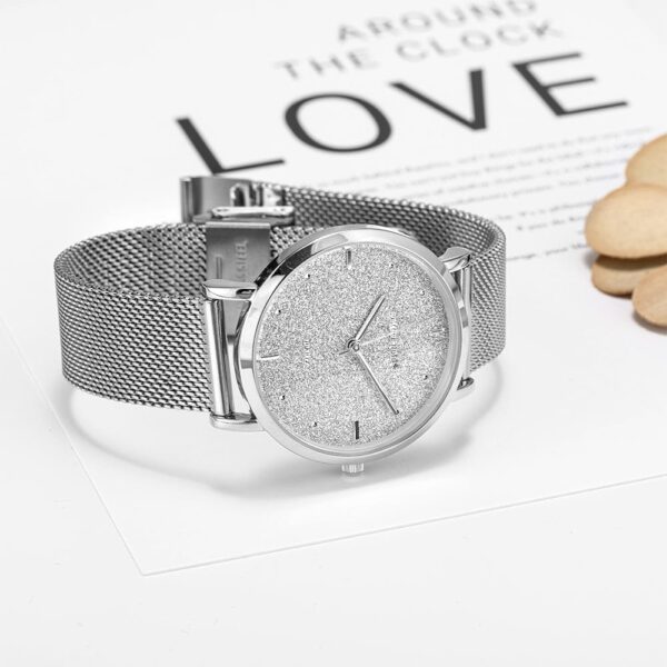 Bullion Gold Seamless Dial Watch - Steel Silver - Image 4