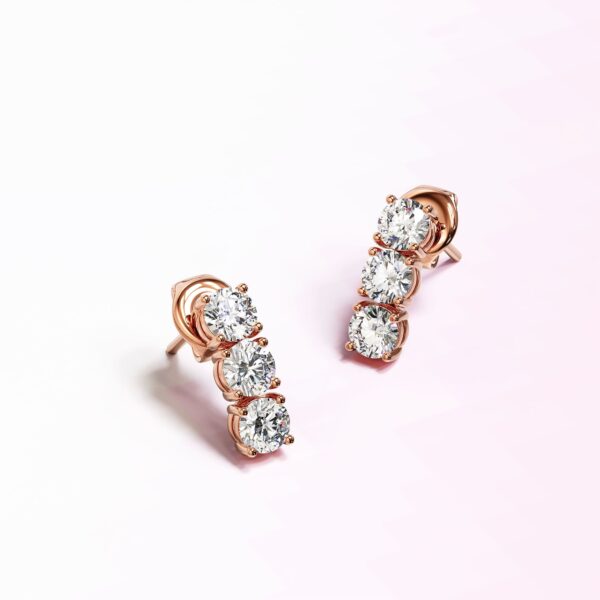 Crystal Tower Brilliance Earrings Embellished with SWAROVSKI® Crystals - Image 2