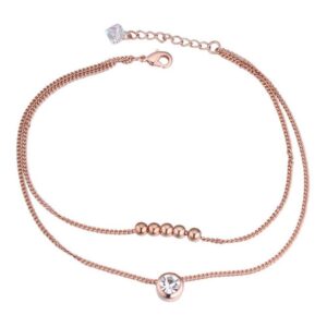 Krystal Couture Anklet Embellished with SWAROVSKI® Crystals