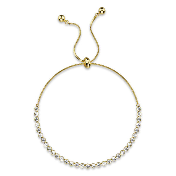 Tia Gleam Pull-Tie Tennis Bracelet - Image 2