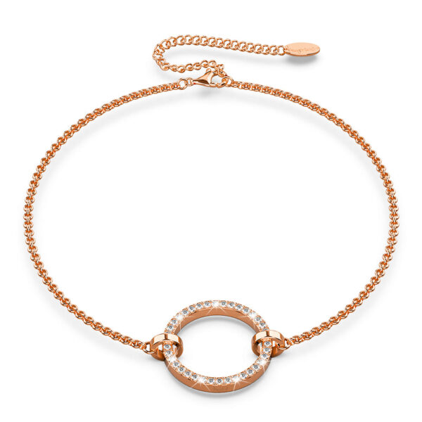Orbit of Beauty Bracelet Embellished with SWAROVSKI® Crystal in Rose Gold