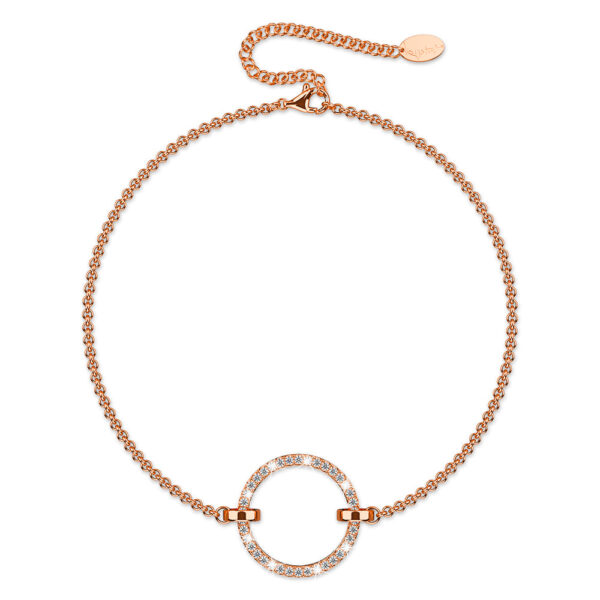 Orbit of Beauty Bracelet Embellished with SWAROVSKI® Crystal in Rose Gold - Image 2