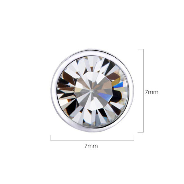 Elemental Studs Embellished with Clear SWAROVSKI® Crystals - Image 4