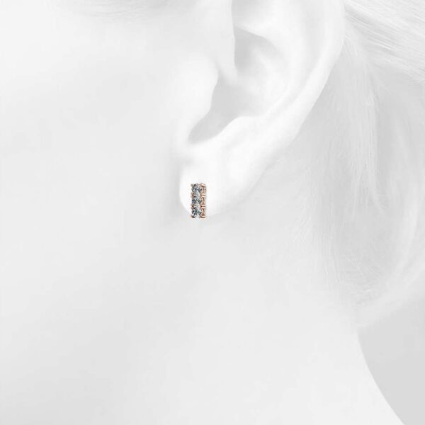 Crystal Tower Brilliance Earrings Embellished with SWAROVSKI® Crystals - Image 4