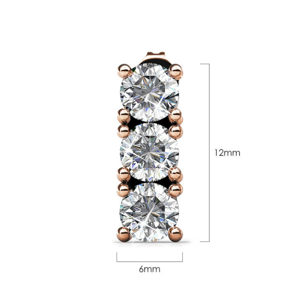 Crystal Tower Brilliance Earrings Embellished with SWAROVSKI® Crystals - Image 5