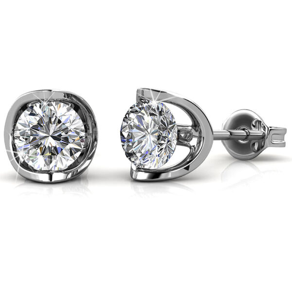 Star Mizar Stud Earrings Embellished with SWAROVSKI® Crystals