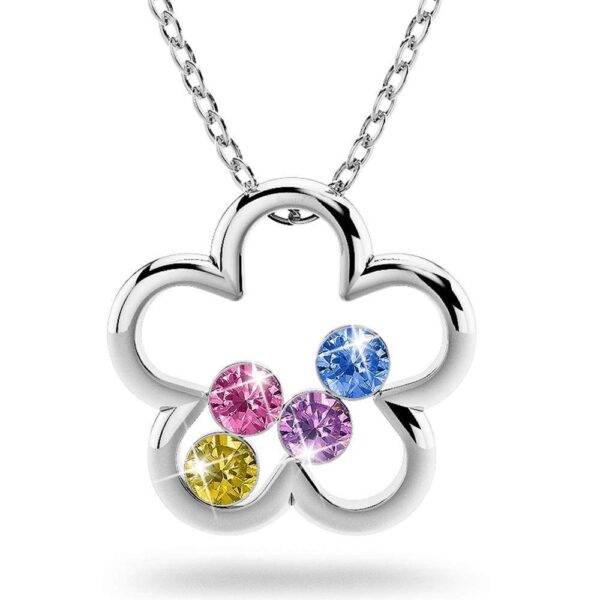 Krystal Flora Necklace Embellished with SWAROVSKI® Crystals