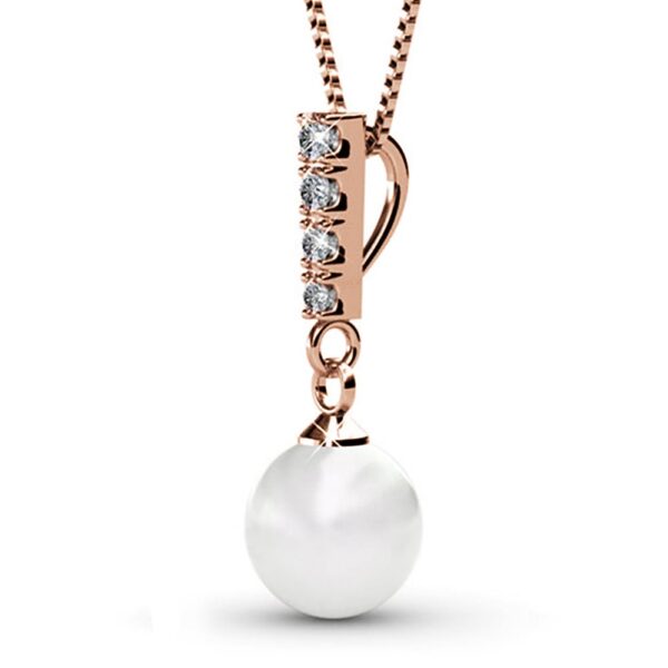 Lustrous Necklace Embellished with SWAROVSKI® Crystals - Image 2