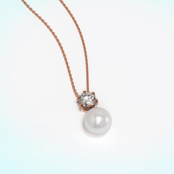 Margaux Necklace Embellished with SWAROVSKI® Crystal Pearls and SWAROVSKI® Crystals - Image 2