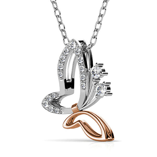 Butterfly Buff Necklace Embellished with SWAROVSKI® Crystals - Image 2