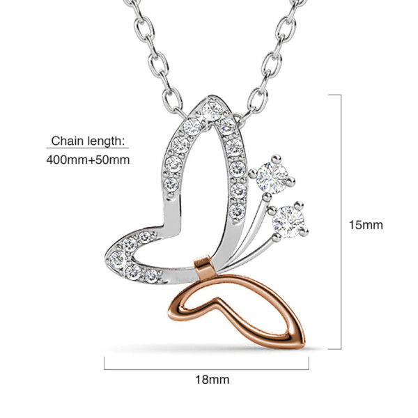 Butterfly Buff Necklace Embellished with SWAROVSKI® Crystals - Image 5