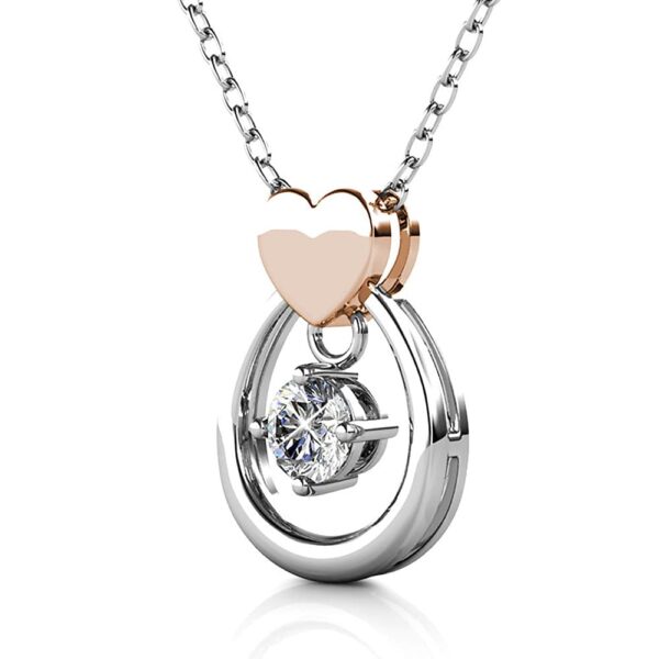 Felina Love Necklace Embellished with SWAROVSKI® Crystals - Image 2