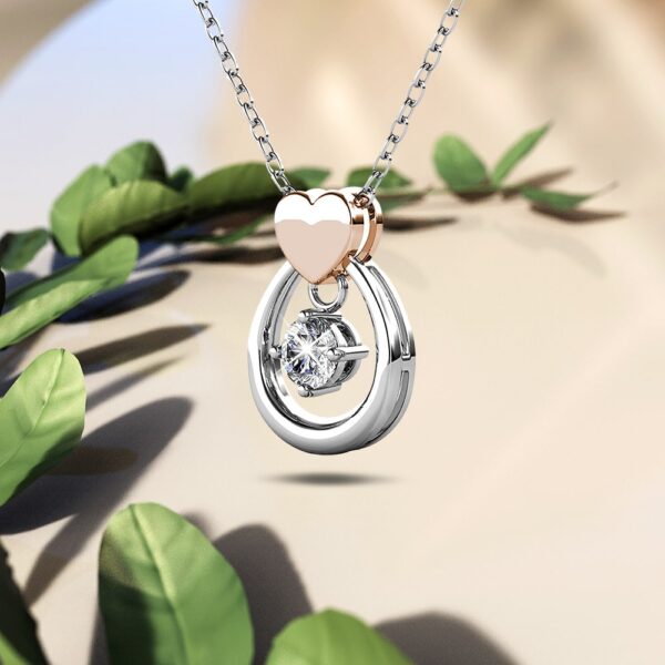 Felina Love Necklace Embellished with SWAROVSKI® Crystals - Image 3
