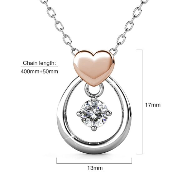 Felina Love Necklace Embellished with SWAROVSKI® Crystals - Image 4