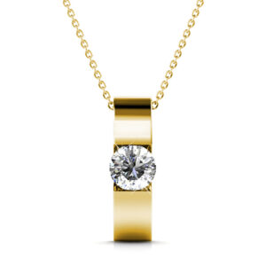 Shine Bright Pendant Necklace in Gold Embellished with SWAROVSKI® Crystals