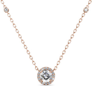 Sacred Circle Necklace Embellished with Crystals from SWAROVSKI® in Rose Gold