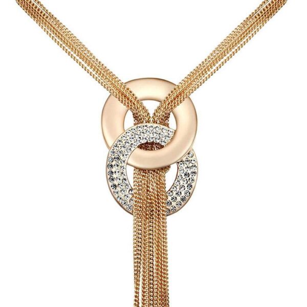Horizons Long Necklace Embellished with SWAROVSKI® Crystals