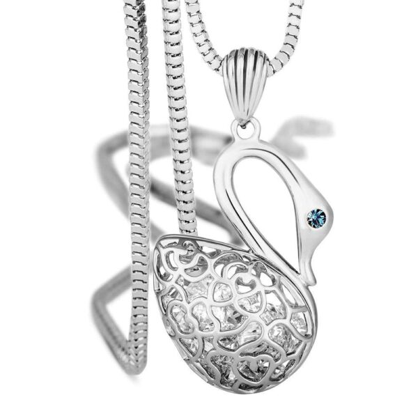Swan Lake Long Necklace Embellished with SWAROVSKI® Crystals