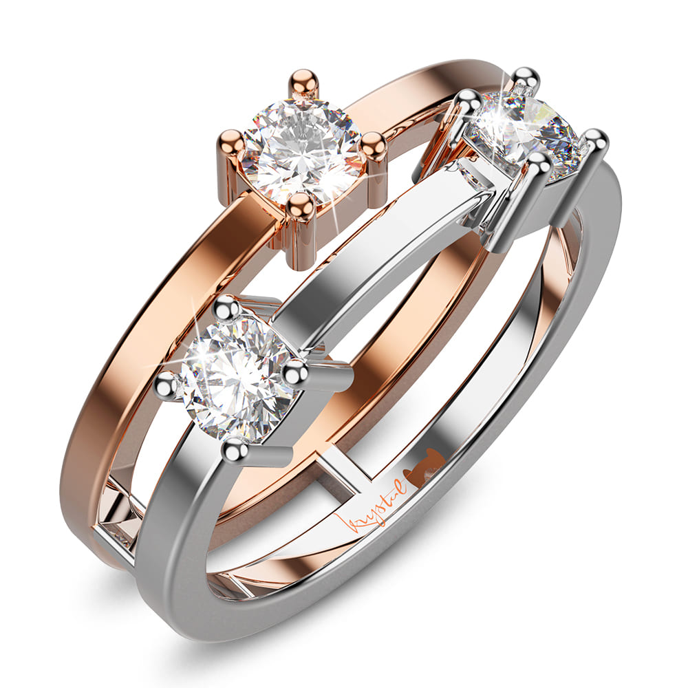 My Crystal Story Ring Embellished with SWAROVSKI® Crystals