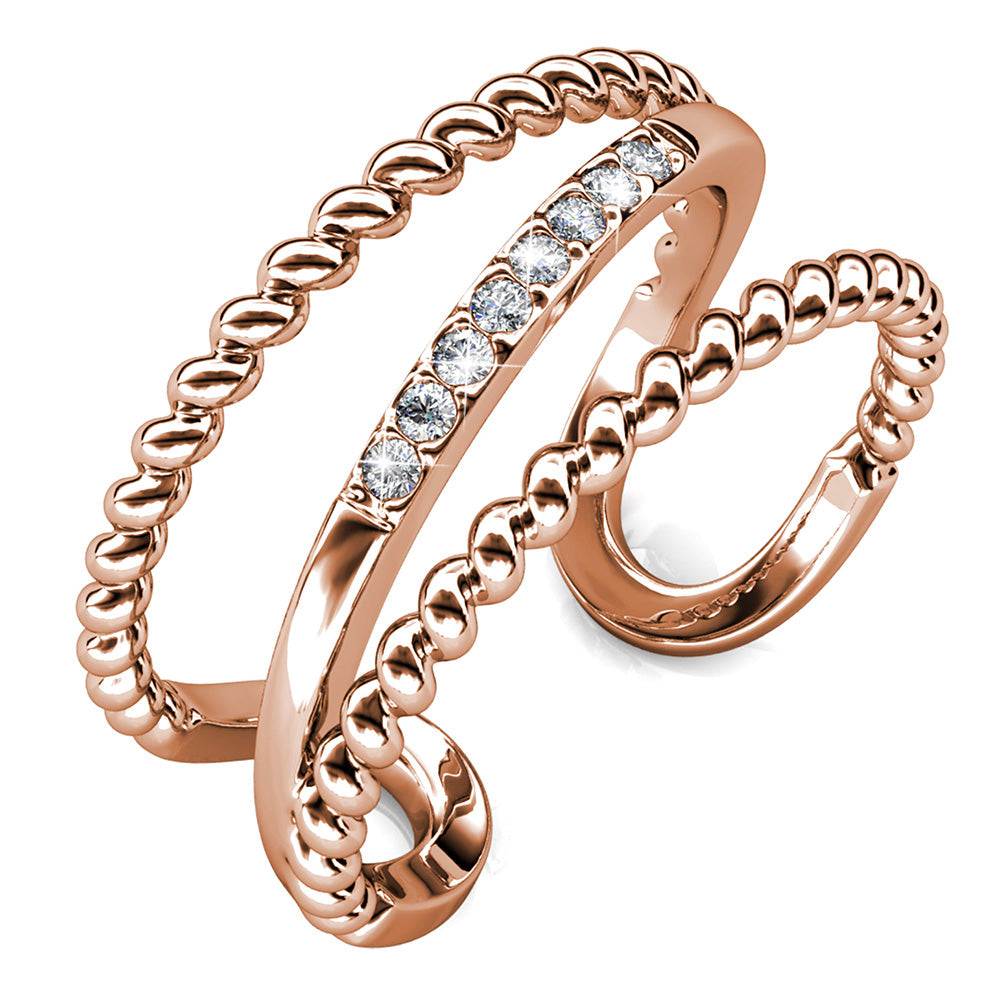 Jennifer Ring Embellished with SWAROVSKI® Crystals