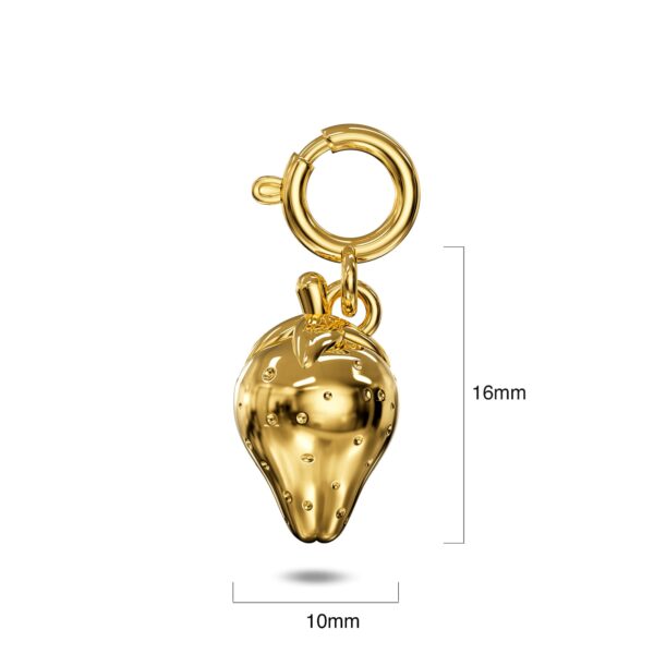 Strawberry Gold Charm Necklace - Image 5