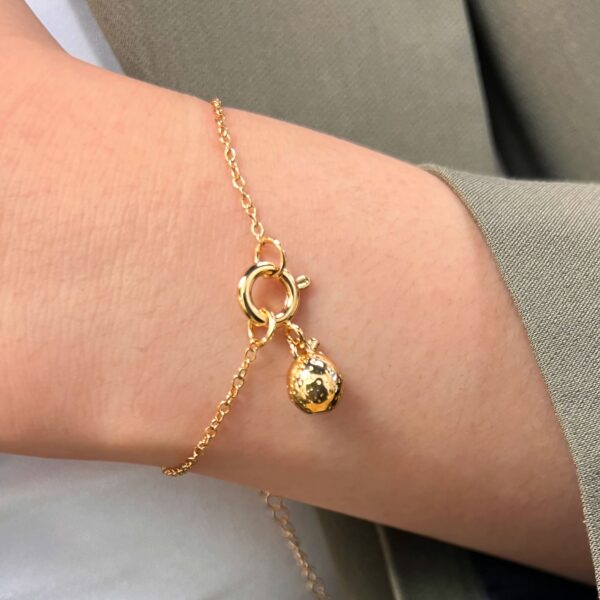 Passion Fruit Gold Charm Bracelet - Image 3