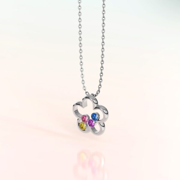 Krystal Flora Necklace Embellished with SWAROVSKI® Crystals - Image 2