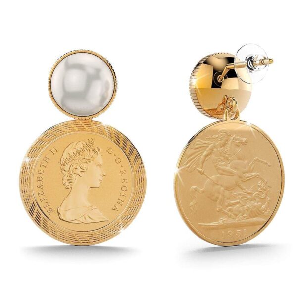 Fit For a Queen, Roman Penny Earrings - Image 2