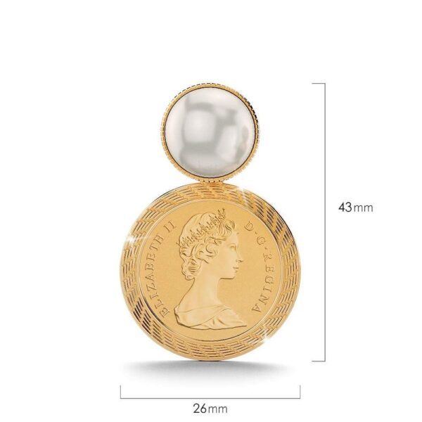 Fit For a Queen, Roman Penny Earrings - Image 4