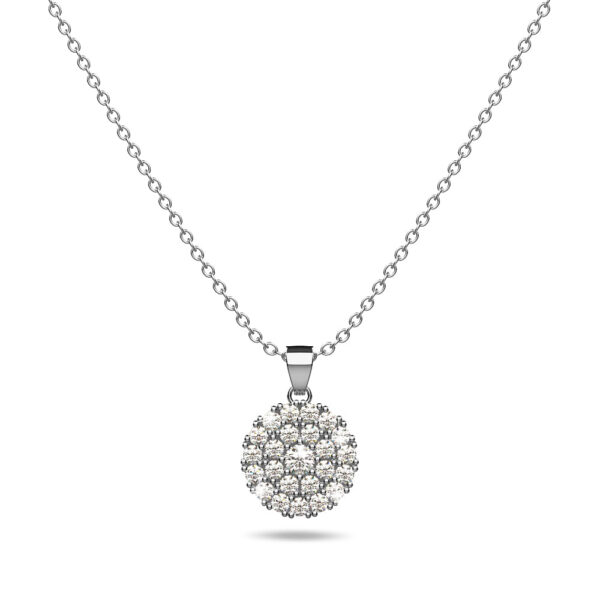Crystal Heiress Silver Necklace