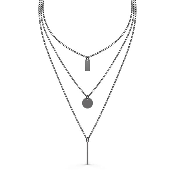 Layered Hipster Pendant Necklace