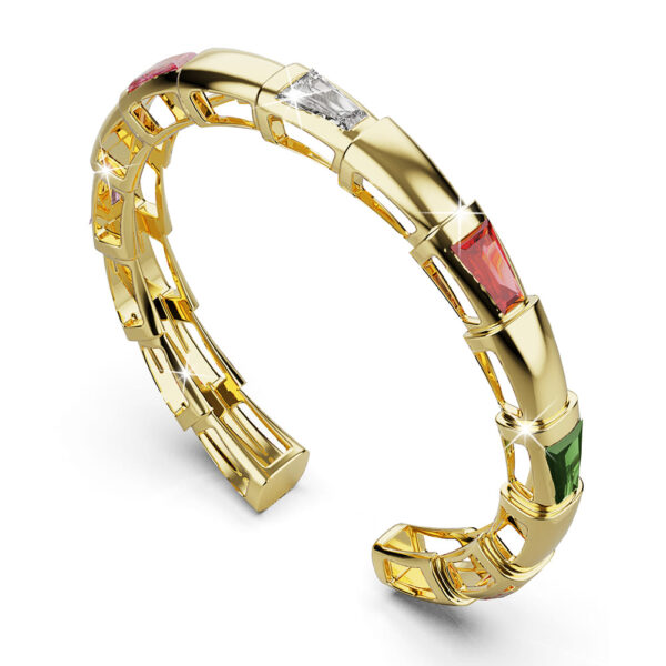 Phalanges Open Cut Ring with Mixed Crystal Zirconia - Image 2