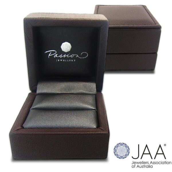 Barrel Slider Pendant Necklace in Rose Gold Plated Titanium with Genuine 0.005ct Diamond - Image 10