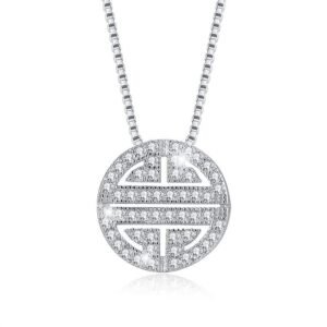 Solid 925 Sterling Silver Archaic Beauty Necklace