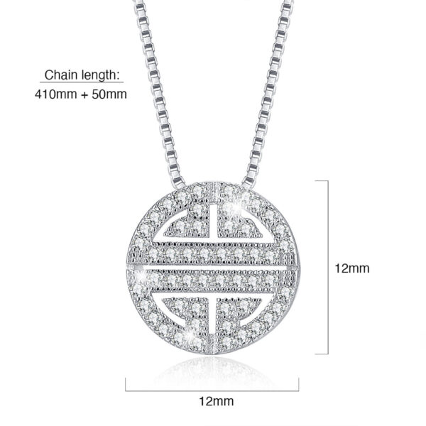 Solid 925 Sterling Silver Archaic Beauty Necklace - Image 3