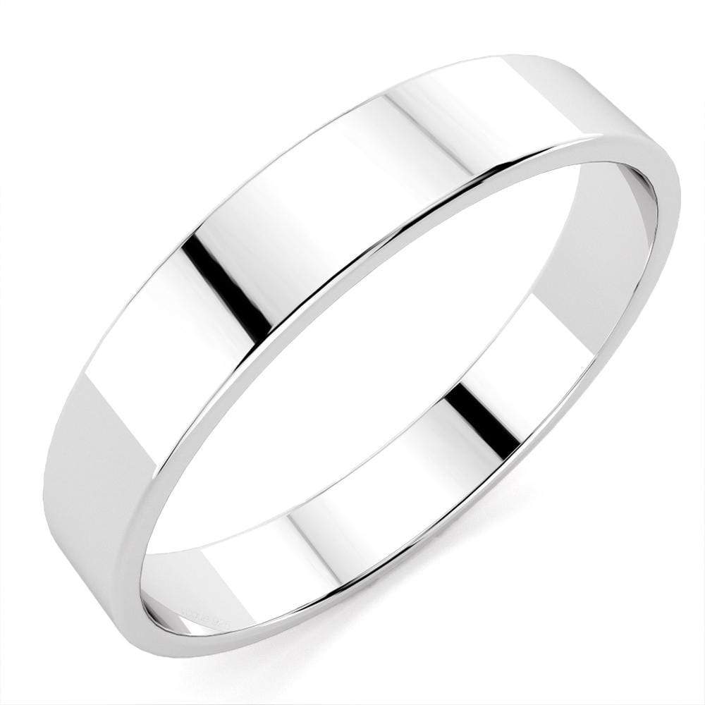 Solid 925 Sterling Silver Classic Band