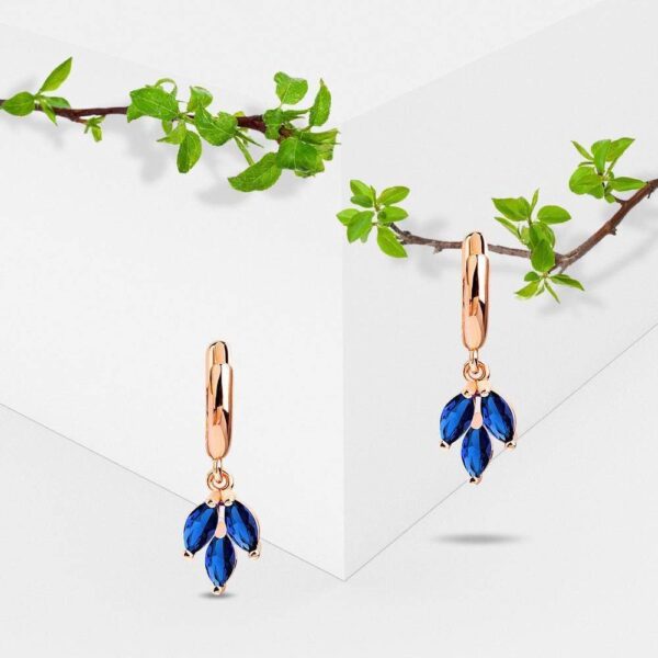 Winter Leaf Earrings - Image 2
