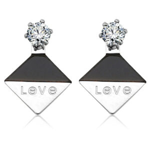 Bullion Gold Geo Love Earrings