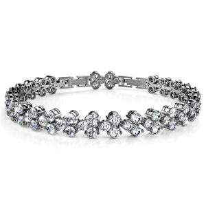 Krystal Couture Chitra Tennis Bracelet Embellished with SWAROVSKI® Crystals