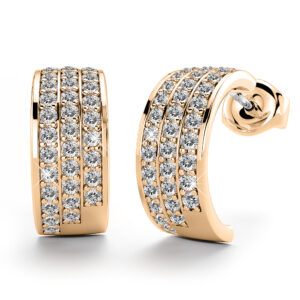 Krystal Couture Crescent Moon Earrings Embellished with SWAROVSKI® Crystals